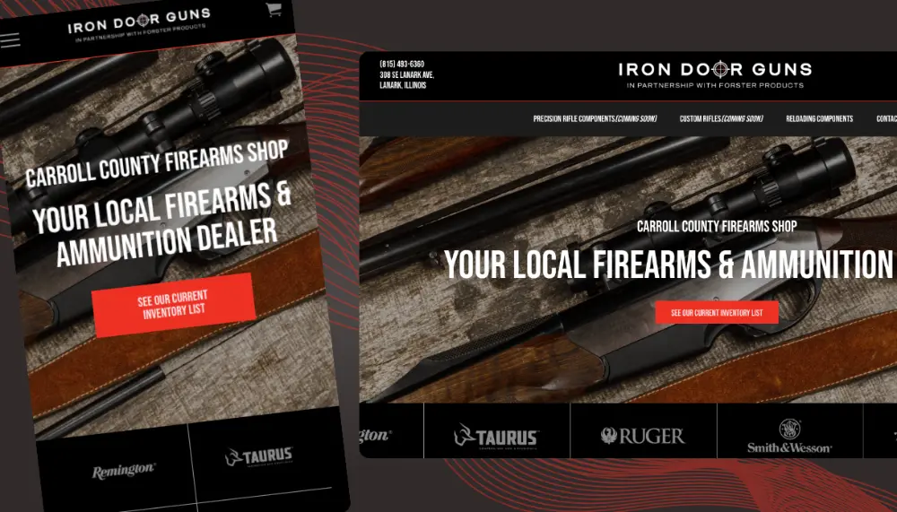 Irondoorguns website